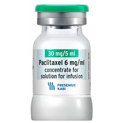 INTAXEL 30 MG / 5 ML ( PACLITAXEL 6 MG / ML ) CONCENTRATE FOR DILUTION FOR IV INFUSION 5 ML VIAL